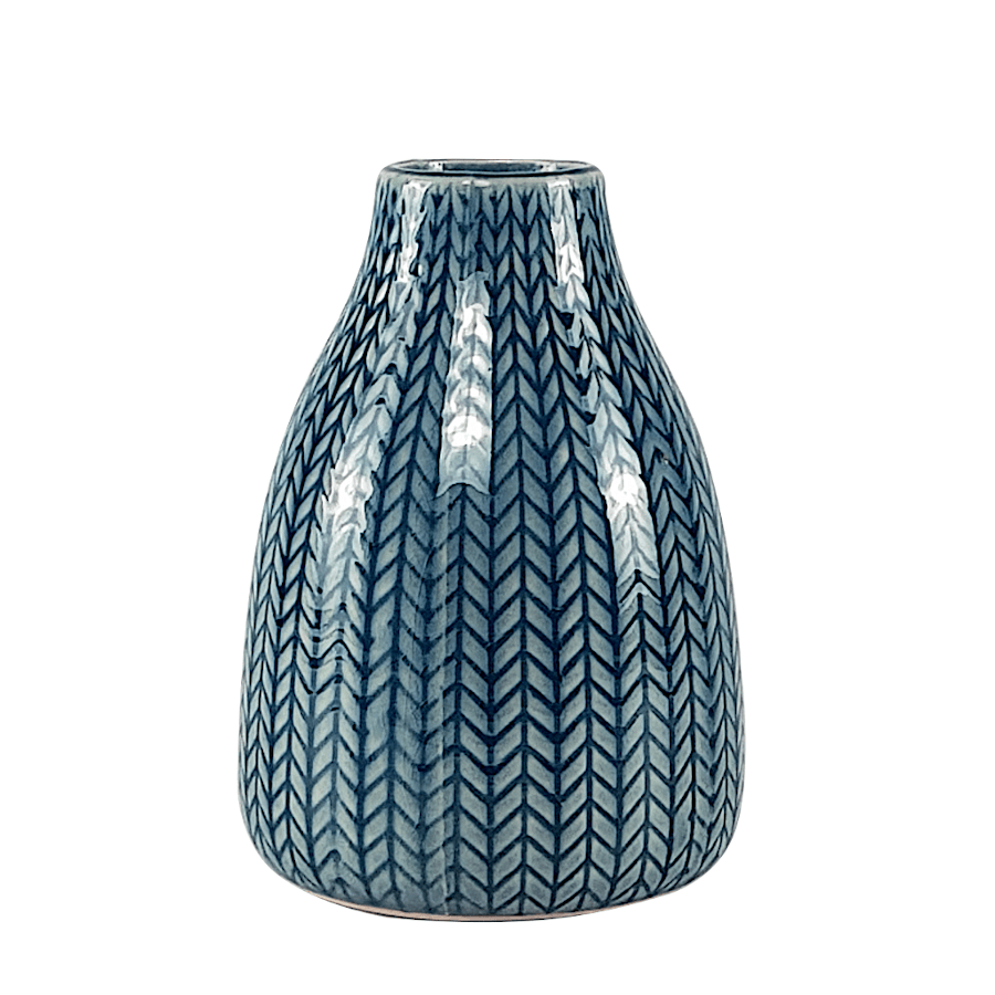 Vase céramique motif épi H13.5 cm | Deco-Delight.com