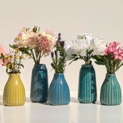 Vase céramique motif épi H13.5 cm | Deco-Delight.com