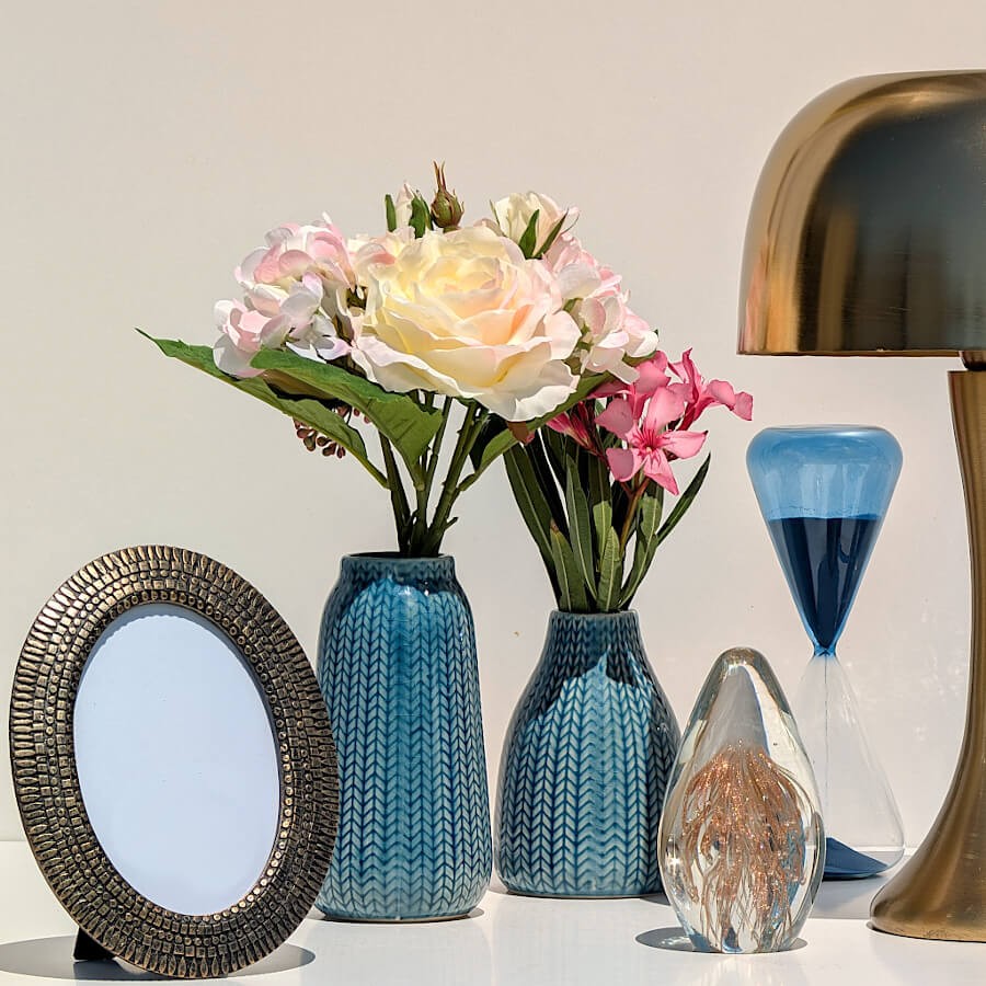 Vase céramique motif épi H13.5 cm | Deco-Delight.com