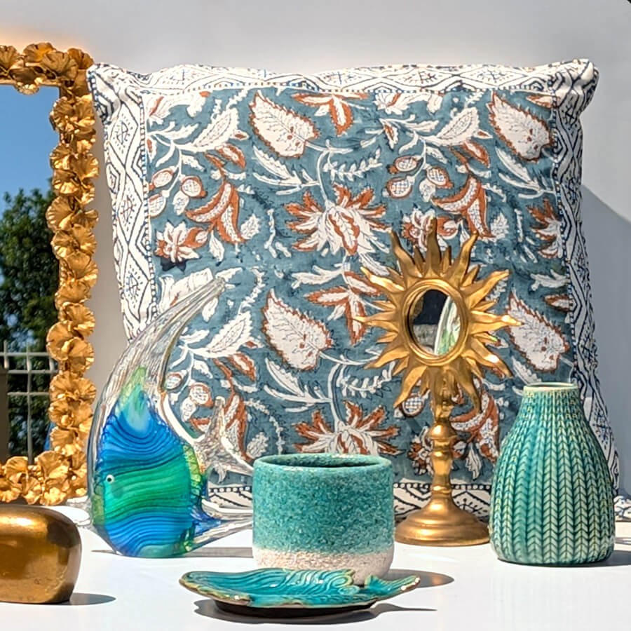 Vase céramique motif épi H13.5 cm | Deco-Delight.com