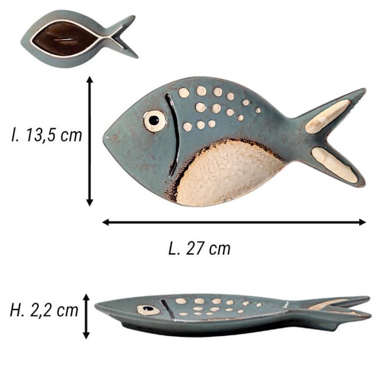 Schéma technique : Longueur 27 cm, Largeur 13,5 cm, Hauteur 2,2 cm.