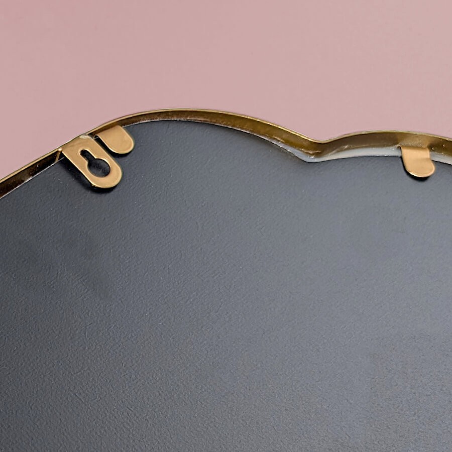 Grand Miroir Art Déco Doré à Degrés Cascade 90x63,5cm | Deco-Delight
