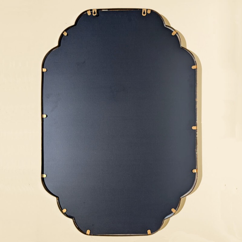 Grand Miroir Art Déco Doré à Degrés Cascade 90x63,5cm | Deco-Delight
