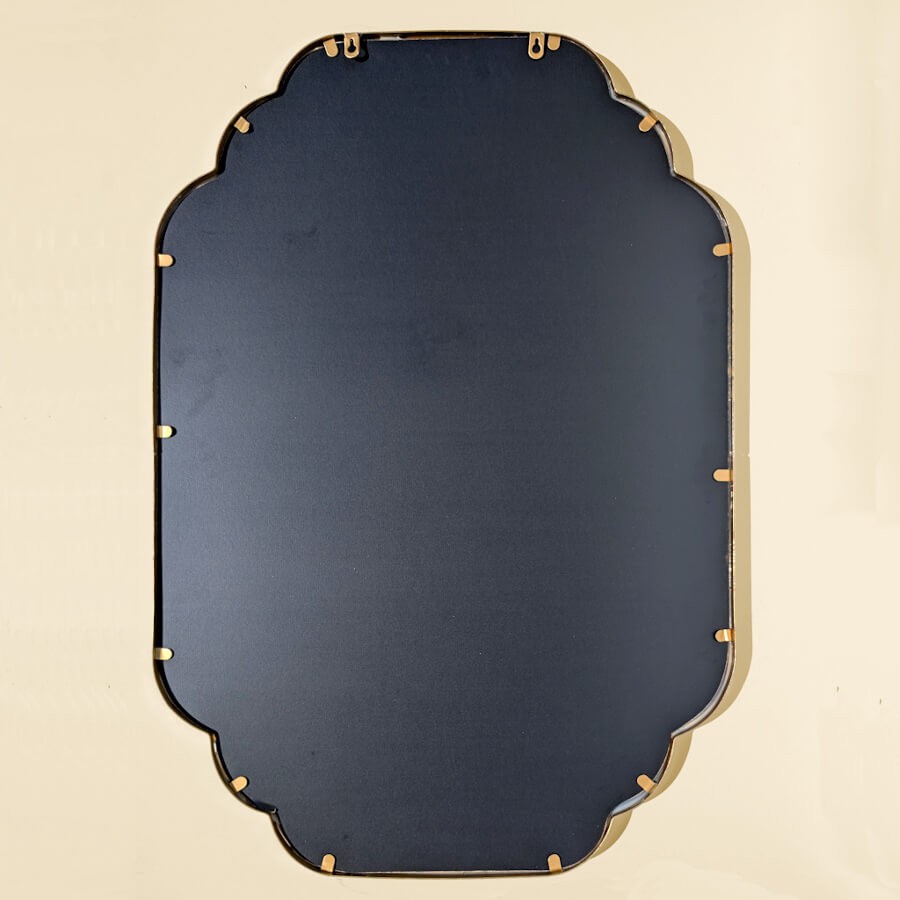 Grand Miroir Art Déco Doré à Degrés Cascade 90x63,5cm | Deco-Delight